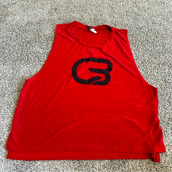 Cyclebar Tops - CycleBar Tank in Red